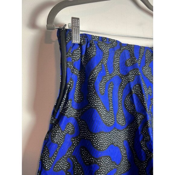 Nigerian Skirt African Maxi Skirt Blue - Picture 3 of 10